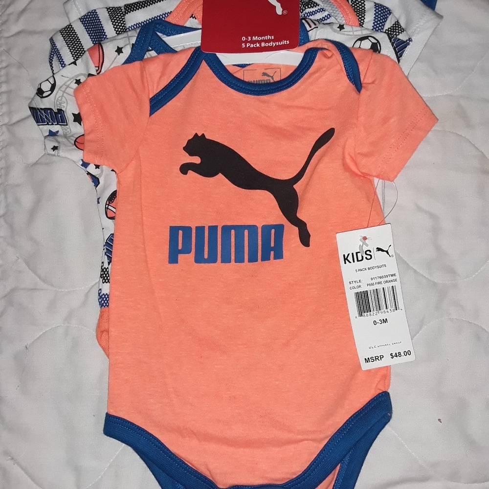 New 5 puma infant shirts